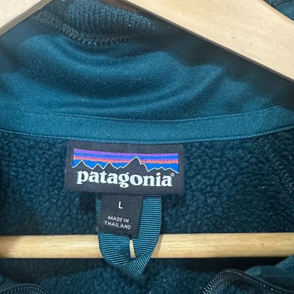 Patagonia Better Sweater Mens Sz Large 1/4 Zip Knit Fleece Pullover Jacket - Picture 4 of 7